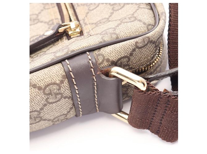 Borsa a tracolla Gucci GG Supreme Beige/Brown Marrone - vista 6