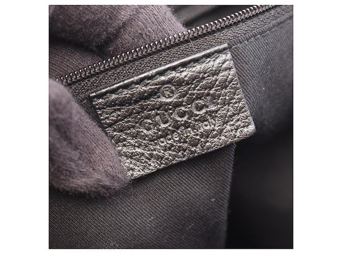 Borsa Tote Gucci Abbey GG Canvas Nero - vista 4