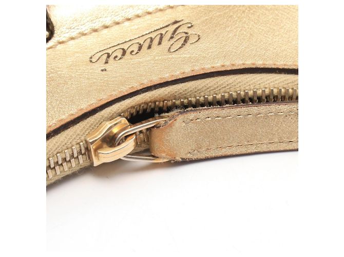 Borsa a tracolla Gucci Abbey GG Canvas Beige D'oro - vista 11