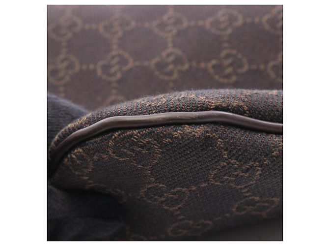 Gucci GG Pattern Brown Handbag - view 5