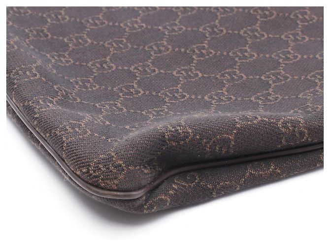 Gucci GG Pattern Brown Handbag - view 6