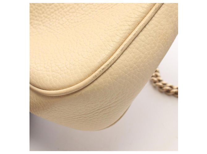 Borsa a tracolla Gucci Soho Interlocking G Crudo - vista 8