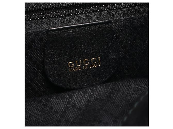 Zaino/Borsa Gucci Bamboo Nero - vista 4