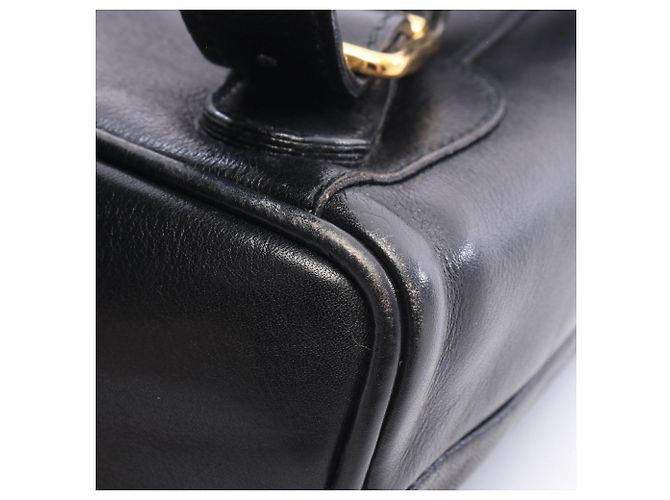 Zaino/Borsa Gucci Bamboo Nero - vista 9