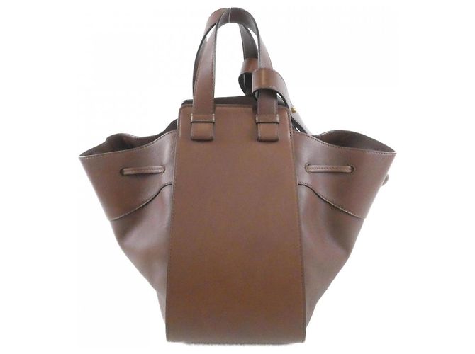 Borsa a tracolla Loewe Hammock Drawstring Medium Marrone - vista 2