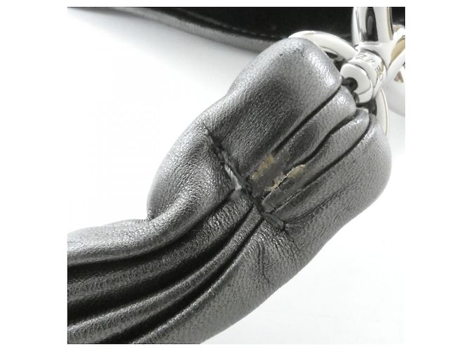 Borsa a tracolla Loewe in pelle argento - vista 5