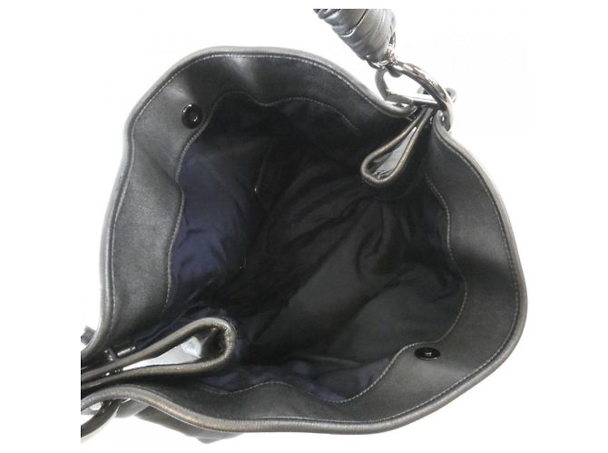 Borsa a tracolla Loewe in pelle argento - vista 7