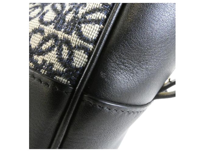 Loewe Amazona 19cm Handtasche Schwarz Marineblau - Ansicht 4