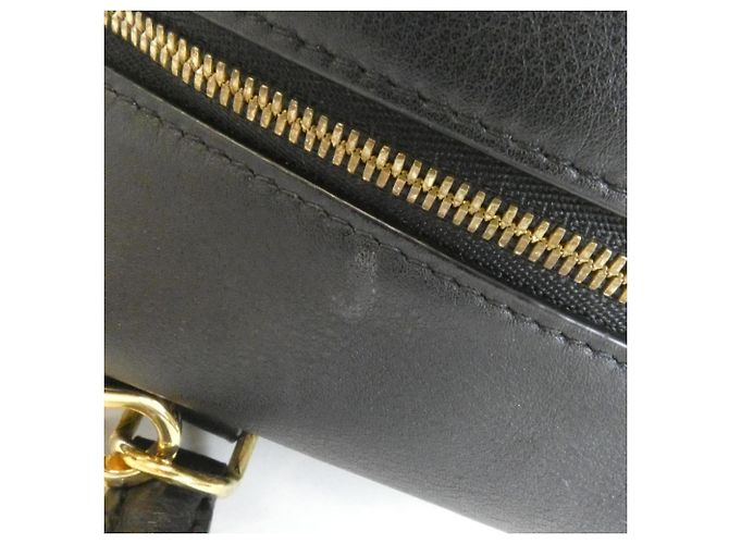 Loewe Amazona 19cm Handtasche Schwarz Marineblau - Ansicht 5