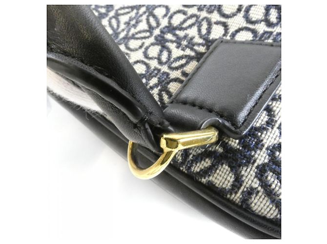 Loewe Amazona 19cm Handtasche Schwarz Marineblau - Ansicht 7
