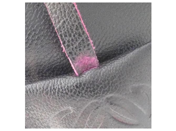 Borsa Loewe Amazona in nero e rosa - vista 10