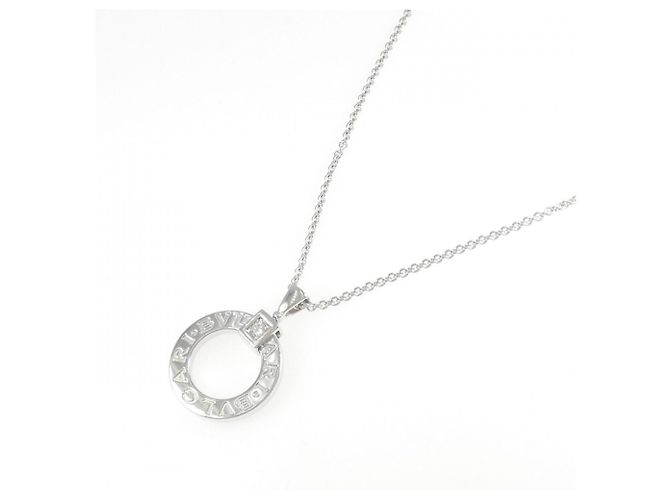 Bulgari Collana Bvlgari in oro bianco 18K e diamanti - vista 2