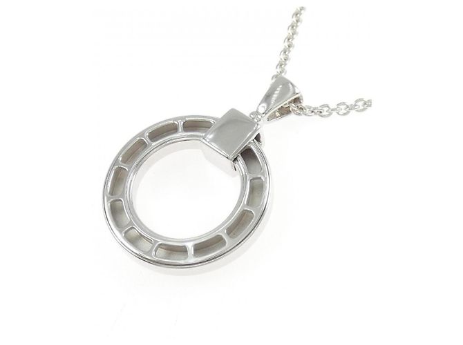Bulgari Collana Bvlgari in oro bianco 18K e diamanti - vista 4