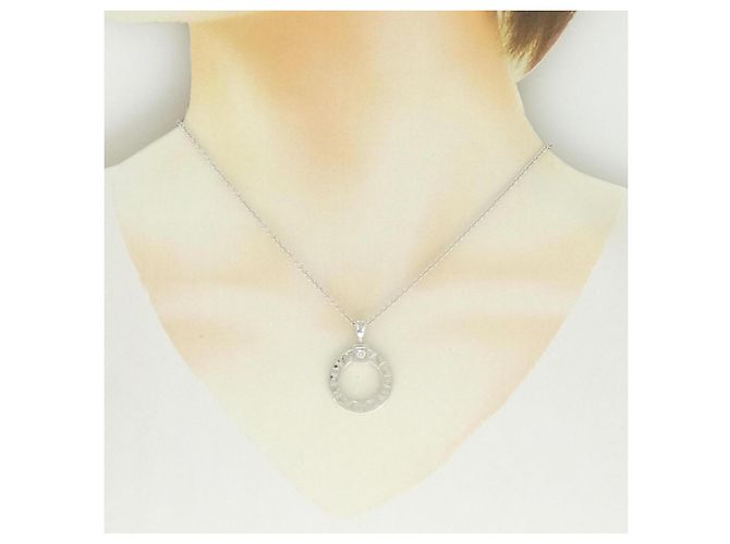 Bulgari Collana Bvlgari in oro bianco 18K e diamanti - vista 6