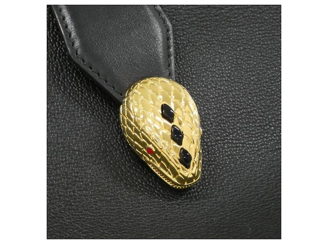 Bulgari Borsa a tracolla Bvlgari Serpenti Ellipse Nero - vista 5