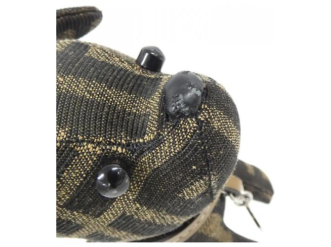 Fendi ITO Charm 7AP064 AL8I Accessory Bag Marrone Sabbia - vista 5