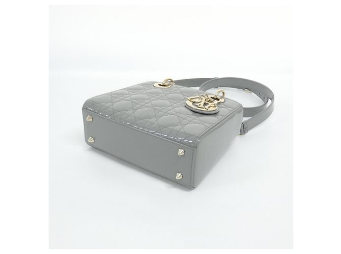 Borsa Christian Dior Lady Small Marrone - vista 3