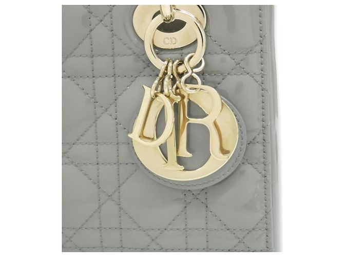Borsa Christian Dior Lady Small Marrone - vista 4