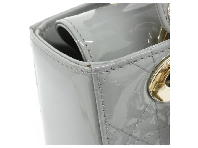 Borsa Christian Dior Lady Small Marrone - vista 7