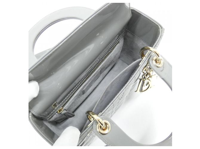 Borsa Christian Dior Lady Small Marrone - vista 9