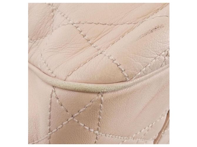 Borsa a mano in pelle rosa Christian Dior - vista 3