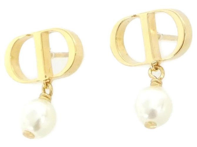 Orecchini a lobo Christian Dior Petite CD E1520PTCRS Bianco - vista 2
