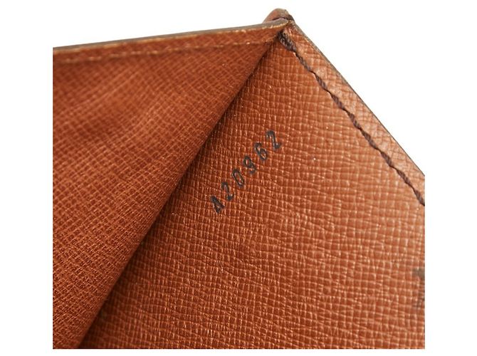 Borsa Louis Vuitton Monogram Monceau Marrone - vista 13