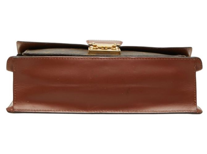 Borsa Louis Vuitton Monogram Monceau Marrone - vista 3