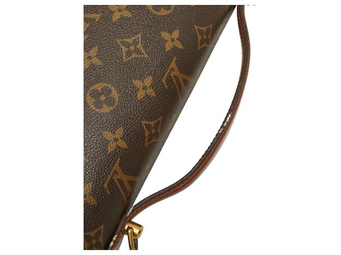 Borsa Louis Vuitton Monogram Monceau Marrone - vista 4
