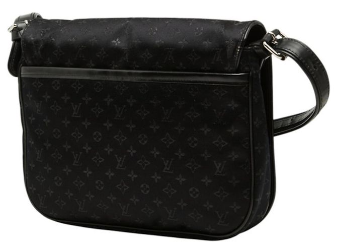 Borsa a tracolla Louis Vuitton Monogram Satin Musette Conte de Fée Nero - vista 2