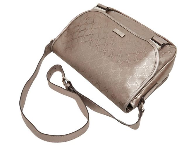 Borsa a Tracolla Gucci GG Imprime Marrone - vista 11