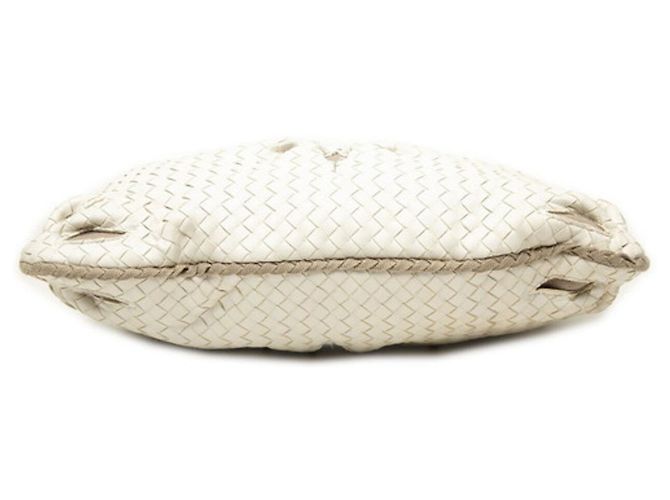 Borsa Bottega Veneta in pelle Intrecciato bianca Bianco - vista 3