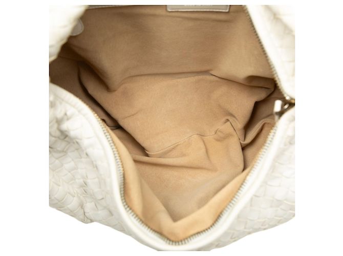Borsa Bottega Veneta in pelle Intrecciato bianca Bianco - vista 4
