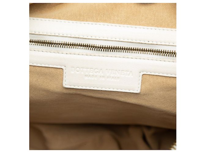Borsa Bottega Veneta in pelle Intrecciato bianca Bianco - vista 5