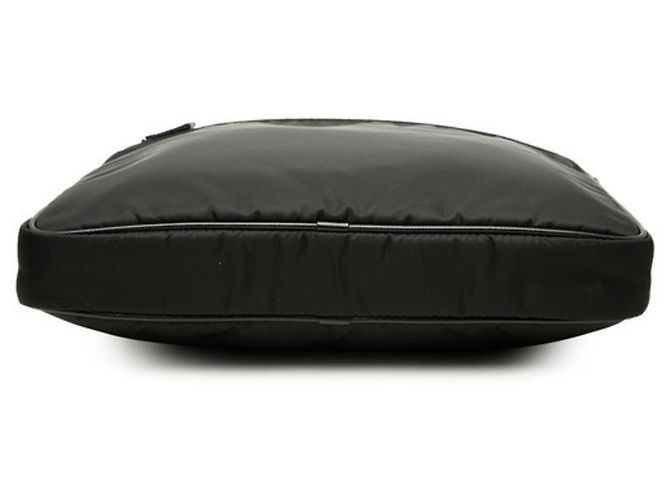 Sac business Prada avec plaque logo triangle Noir - vue 3