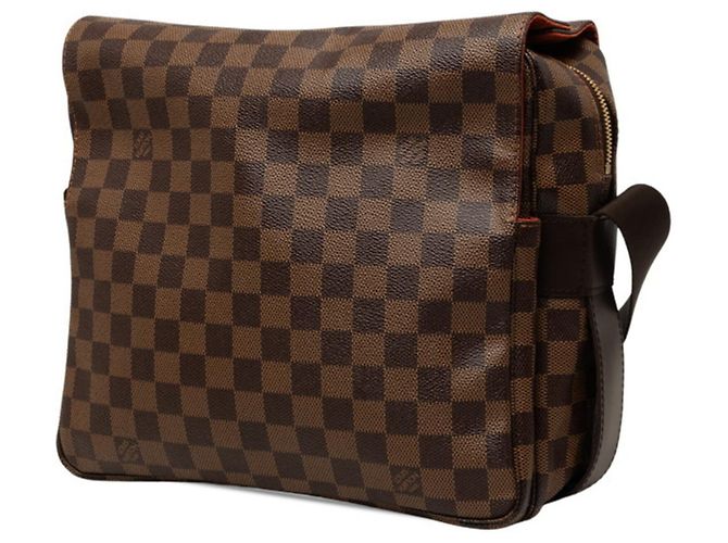 Borsa a tracolla Louis Vuitton Damier Naviglio Marrone - vista 2