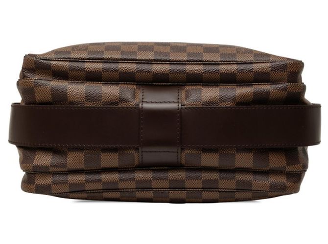 Borsa a tracolla Louis Vuitton Damier Naviglio Marrone - vista 3
