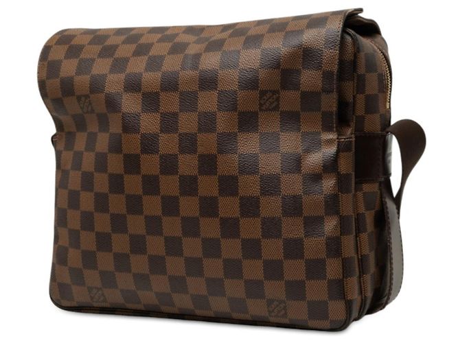 Borsa a tracolla Louis Vuitton Damier Naviglio Marrone - vista 2