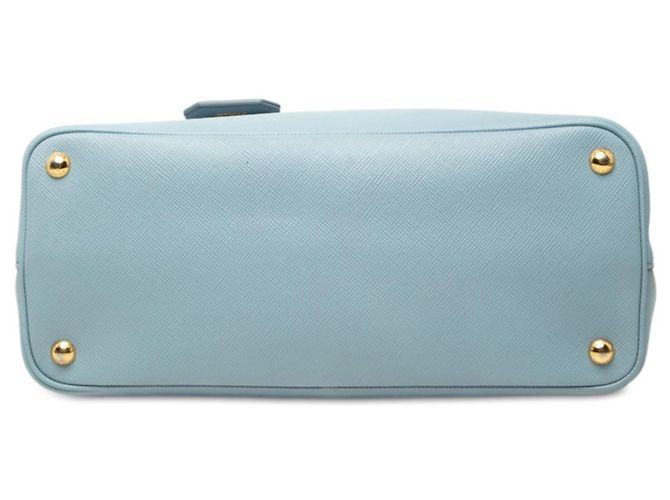 Borsa Prada in pelle Saffiano azzurro Blu chiaro - vista 3