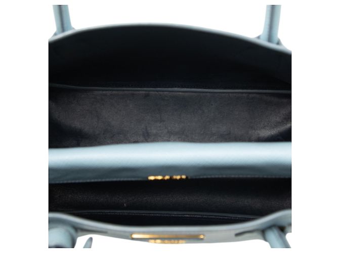 Borsa Prada in pelle Saffiano azzurro Blu chiaro - vista 4