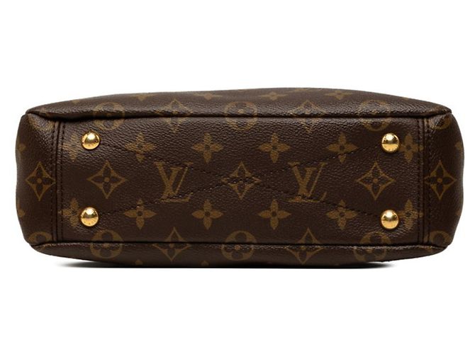 Borsa Louis Vuitton Monogram Pallas BB Marrone Rosso Fuschia - vista 3