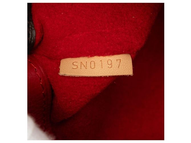 Borsa Louis Vuitton Monogram Pallas BB Marrone Rosso Fuschia - vista 6