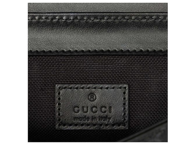 Borsa a vita Gucci GG Supreme Marrone Nero - vista 5
