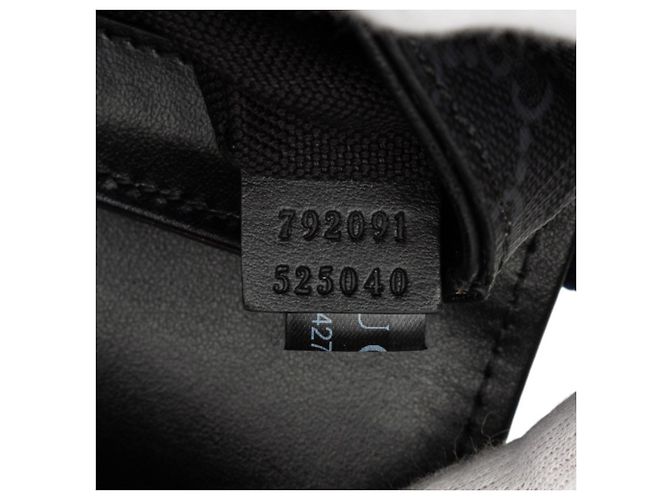 Borsa a vita Gucci GG Supreme Marrone Nero - vista 6
