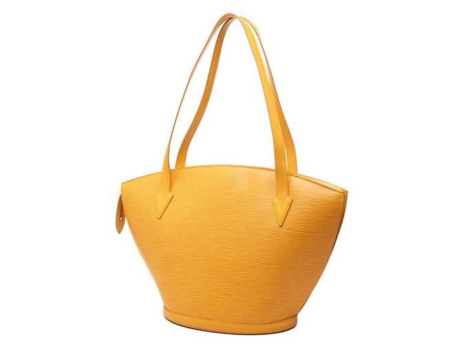 Saco de compras Louis Vuitton Epi Saint Jacques Amarelo - vista 2