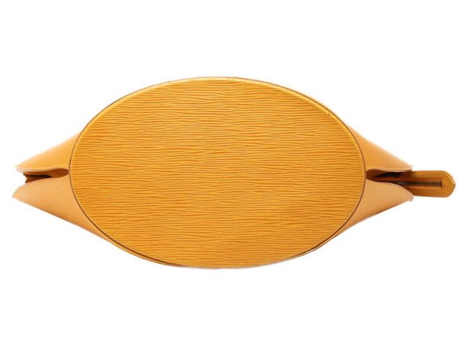 Saco de compras Louis Vuitton Epi Saint Jacques Amarelo - vista 3