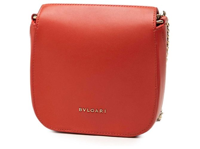Bulgari Borsa a tracolla con catena Bvlgari Diva's Dream Arancione - vista 2