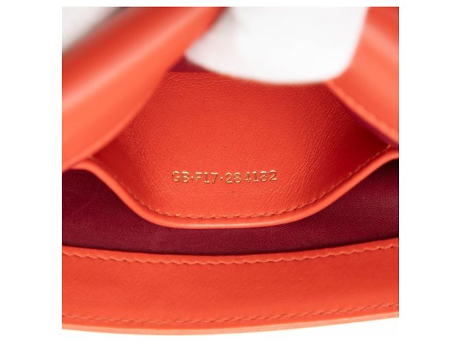 Bulgari Borsa a tracolla con catena Bvlgari Diva's Dream Arancione - vista 7