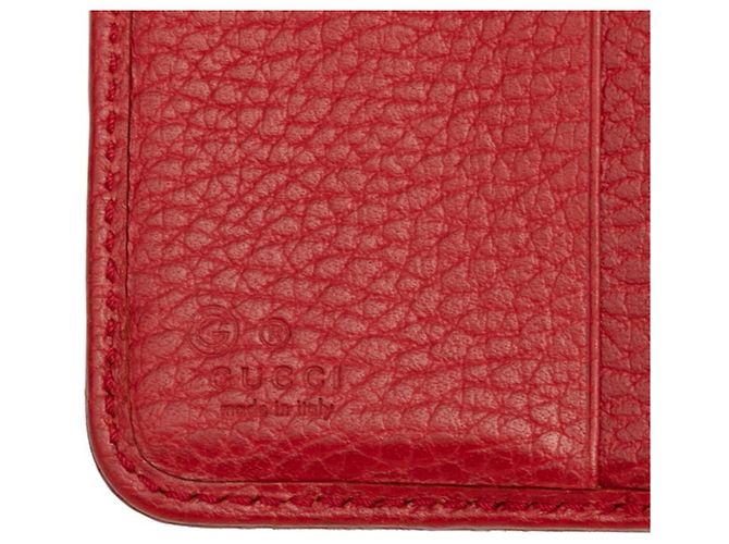 Cartera bi-fold Gucci GG Canvas Roja Beige - vista 6