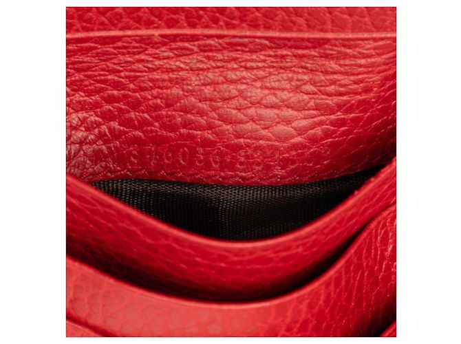Cartera bi-fold Gucci GG Canvas Roja Beige - vista 7